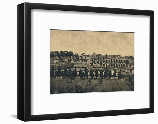 'Roma - Grand remains of the substructures of the palace of Septimius Severus', 1910-Unknown-Framed Photographic Print