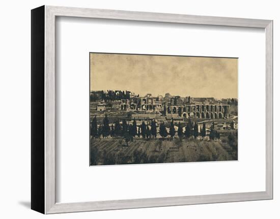'Roma - Grand remains of the substructures of the palace of Septimius Severus', 1910-Unknown-Framed Photographic Print