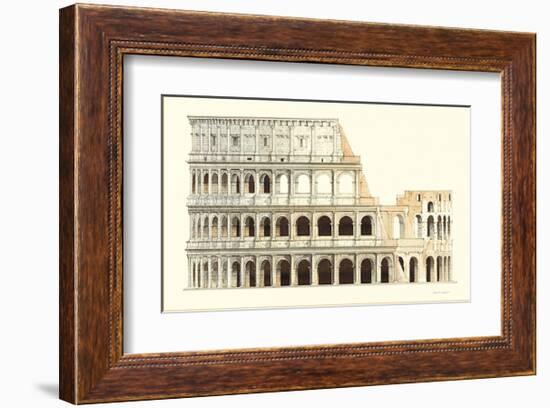 Roma, Il Colosseo-Libero Patrignani-Framed Art Print