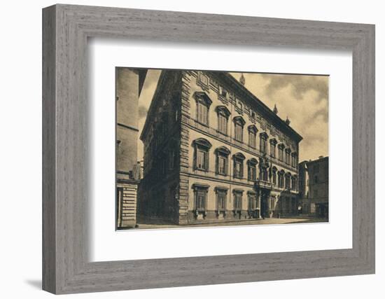 'Roma - Palace of the Senate', 1910-Unknown-Framed Photographic Print