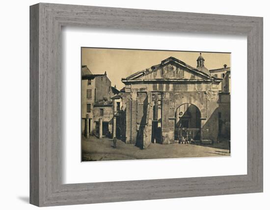 'Roma - Portico of Octavia ', 1910-Unknown-Framed Photographic Print