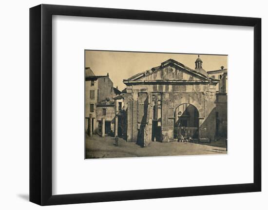 'Roma - Portico of Octavia ', 1910-Unknown-Framed Photographic Print