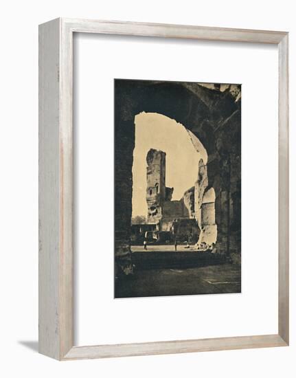 'Roma - Remains of the Baths of Caracalla on the Appian Way', 1910-Unknown-Framed Photographic Print