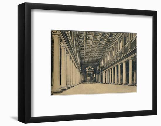 'Roma - S. Maria Maggiore. Main nave,', 1910-Unknown-Framed Photographic Print
