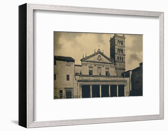 Roma - St. Caecilia's Church Temple by Bramante in the Cloisters of S. Pietro-Unknown-Framed Photographic Print