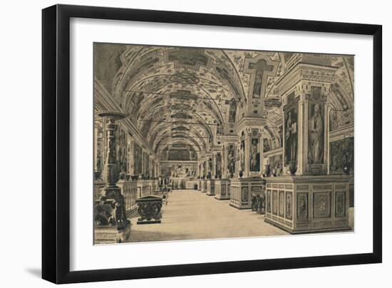 'Roma - Vatican - Reading room of the Library', 1910-Unknown-Framed Giclee Print