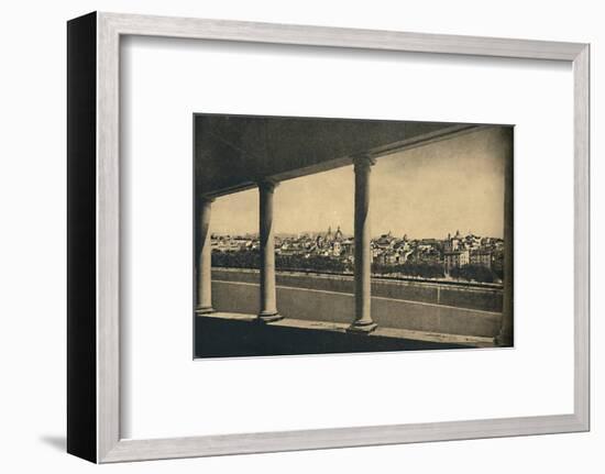 'Roma - View of the City from the Logia by Bramante in Castle St. Angelo', 1910-Unknown-Framed Photographic Print