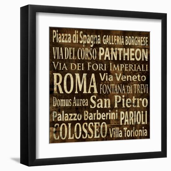 Roma-Luke Wilson-Framed Art Print