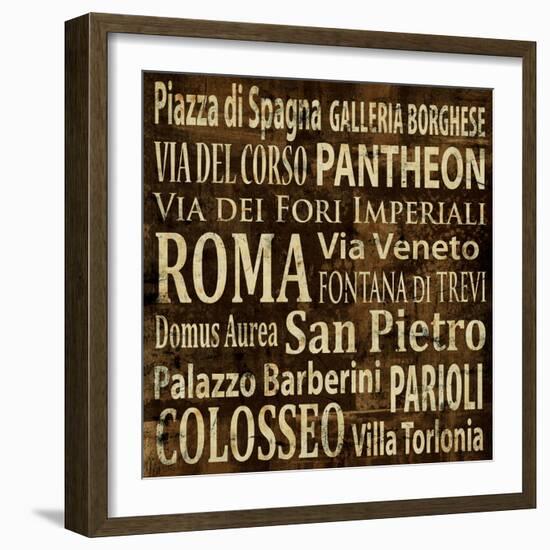 Roma-Luke Wilson-Framed Art Print