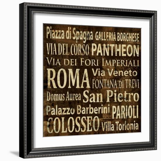 Roma-Luke Wilson-Framed Art Print