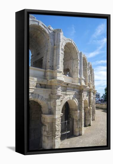 Roman amphitheater, Arles, Provence, France-Jim Engelbrecht-Framed Premier Image Canvas