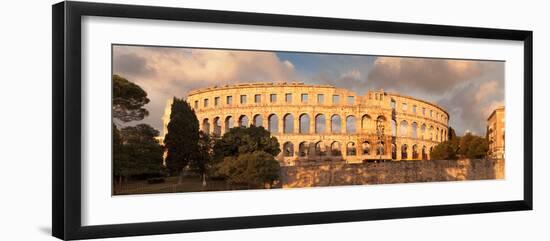 Roman Amphitheater at Sunset, Pula, Istria, Croatia-null-Framed Photographic Print