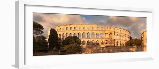 Roman Amphitheater at Sunset, Pula, Istria, Croatia-null-Framed Photographic Print