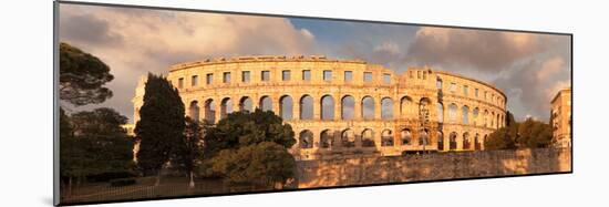 Roman Amphitheater at Sunset, Pula, Istria, Croatia-null-Mounted Photographic Print