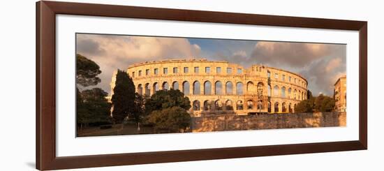 Roman Amphitheater at Sunset, Pula, Istria, Croatia-null-Framed Photographic Print