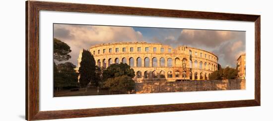 Roman Amphitheater at Sunset, Pula, Istria, Croatia-null-Framed Photographic Print