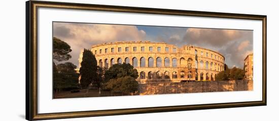 Roman Amphitheater at Sunset, Pula, Istria, Croatia-null-Framed Photographic Print