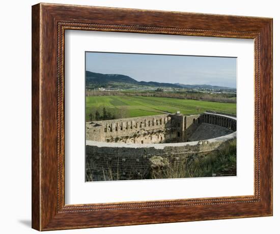 Roman Amphitheatre, Aspendos, Anatolia, Turkey, Eurasia-Ethel Davies-Framed Photographic Print