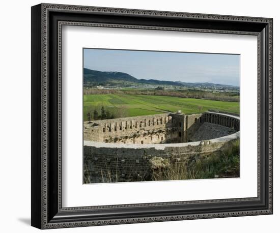 Roman Amphitheatre, Aspendos, Anatolia, Turkey, Eurasia-Ethel Davies-Framed Photographic Print