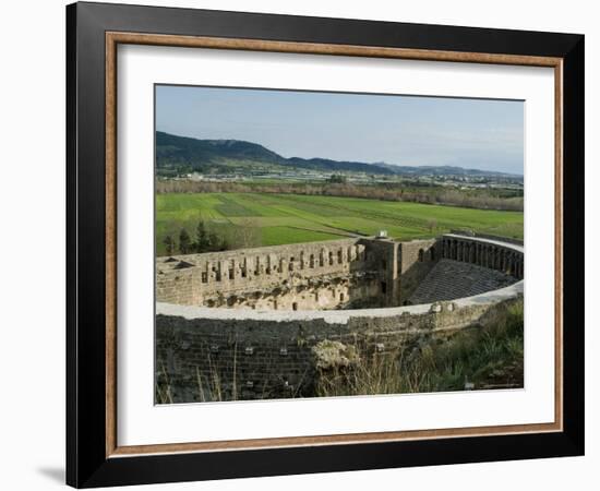 Roman Amphitheatre, Aspendos, Anatolia, Turkey, Eurasia-Ethel Davies-Framed Photographic Print