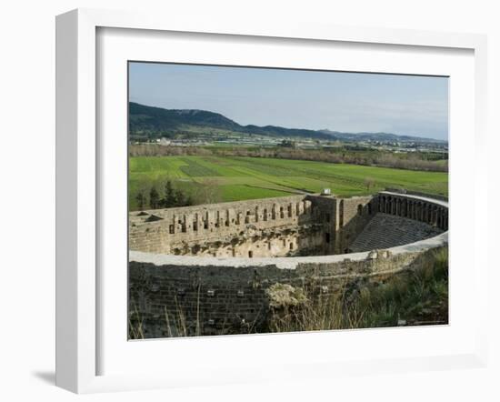 Roman Amphitheatre, Aspendos, Anatolia, Turkey, Eurasia-Ethel Davies-Framed Photographic Print