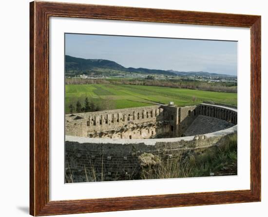 Roman Amphitheatre, Aspendos, Anatolia, Turkey, Eurasia-Ethel Davies-Framed Photographic Print