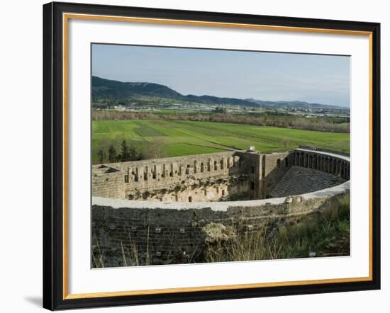 Roman Amphitheatre, Aspendos, Anatolia, Turkey, Eurasia-Ethel Davies-Framed Photographic Print