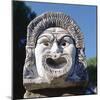 Roman Amphitheatre Carving-null-Mounted Photographic Print