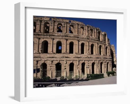 Roman Amphitheatre, El Djem, Unesco World Heritage Site, Tunisia, North Africa, Africa-David Poole-Framed Photographic Print