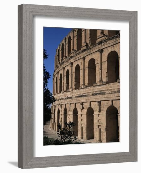 Roman Amphitheatre, El Djem, Unesco World Heritage Site, Tunisia, North Africa, Africa-David Poole-Framed Photographic Print