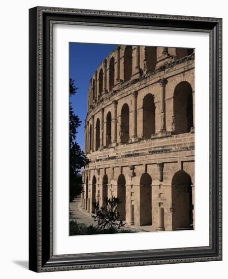 Roman Amphitheatre, El Djem, Unesco World Heritage Site, Tunisia, North Africa, Africa-David Poole-Framed Photographic Print