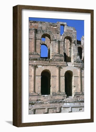 Roman Amphitheatre in El Djem, 3rd Century-CM Dixon-Framed Photographic Print