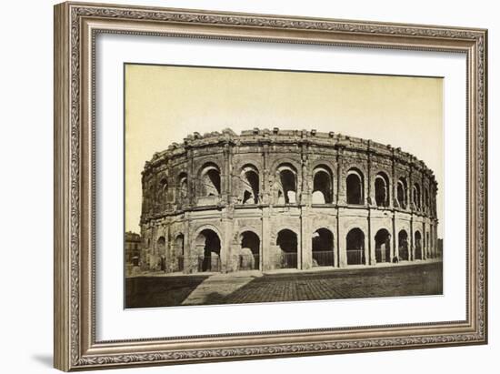 Roman Amphitheatre, Nimes, France, Late 19th or Early 20th Century-null-Framed Giclee Print