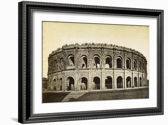 Roman Amphitheatre, Nimes, France, Late 19th or Early 20th Century-null-Framed Giclee Print