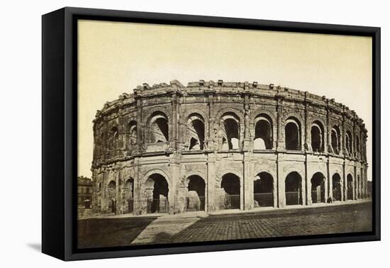 Roman Amphitheatre, Nimes, France, Late 19th or Early 20th Century-null-Framed Premier Image Canvas