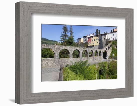 Roman Aqueduct, Barga, Tuscany, Italy, Europe-John Guidi-Framed Photographic Print