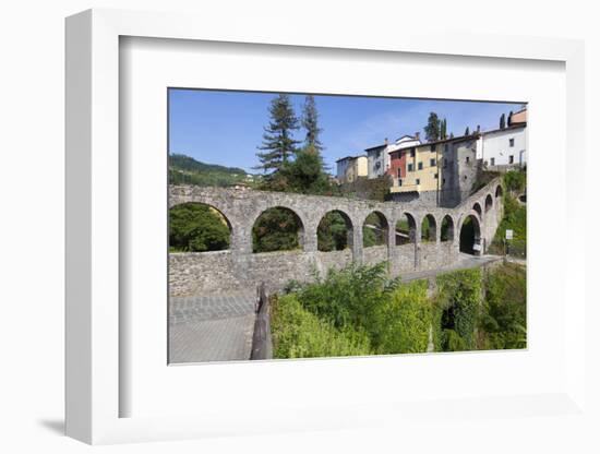 Roman Aqueduct, Barga, Tuscany, Italy, Europe-John Guidi-Framed Photographic Print