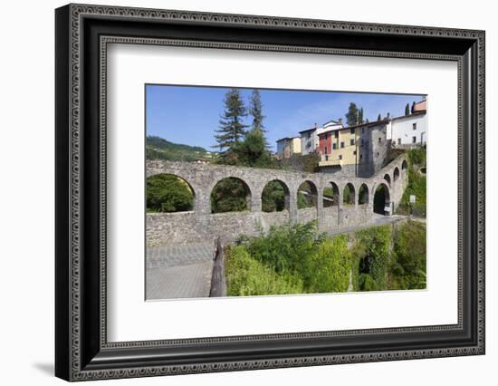 Roman Aqueduct, Barga, Tuscany, Italy, Europe-John Guidi-Framed Photographic Print