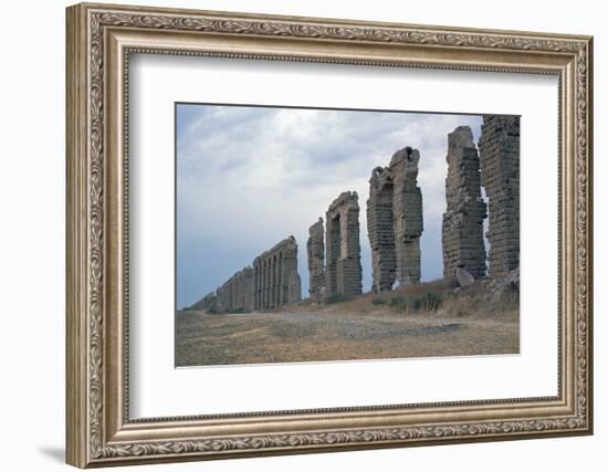 Roman aqueduct in Carthage-Unknown-Framed Photographic Print