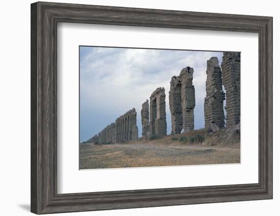 Roman aqueduct in Carthage-Unknown-Framed Photographic Print