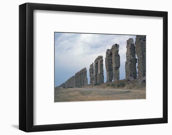 Roman aqueduct in Carthage-Unknown-Framed Photographic Print