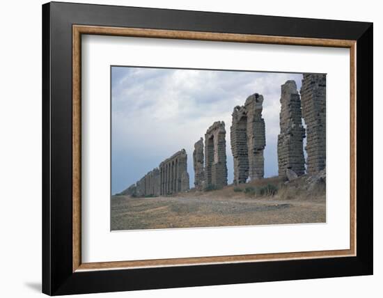 Roman aqueduct in Carthage-Unknown-Framed Photographic Print