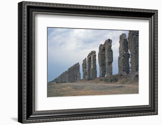 Roman aqueduct in Carthage-Unknown-Framed Photographic Print