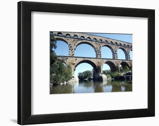 Roman aqueduct in Pont du Gard, France, 1st century-CM Dixon-Framed Photographic Print