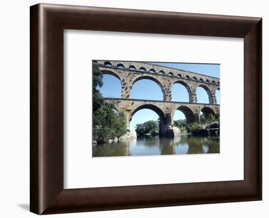 Roman aqueduct in Pont du Gard, France, 1st century-CM Dixon-Framed Photographic Print