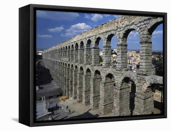 Roman Aqueduct of Segovia (Unesco World Heritage List-null-Framed Premier Image Canvas