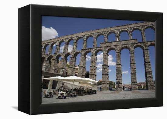 Roman Aqueduct, Segovia, UNESCO World Heritage Site, Castile y Leon, Spain, Europe-Richard Maschmeyer-Framed Premier Image Canvas