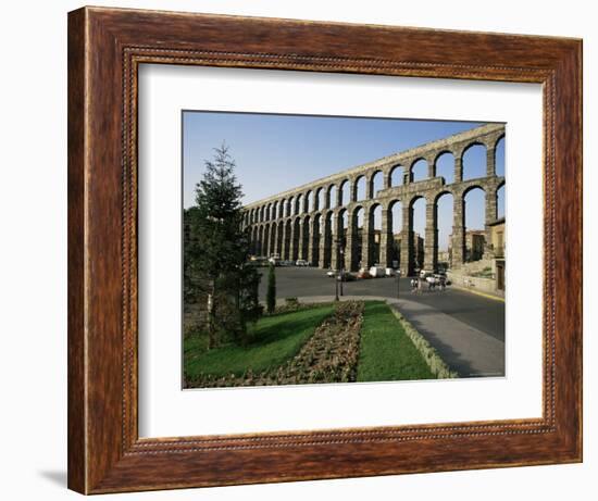 Roman Aqueduct, Segovia, Unesco World Heritage Site, Castilla Leon, Spain-Peter Scholey-Framed Photographic Print