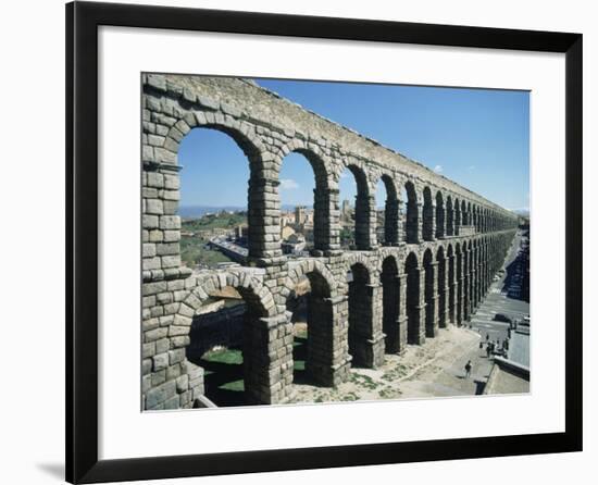 Roman Aqueduct, Segovia, Unesco World Heritage Site, Castilla Leon, Spain-Adina Tovy-Framed Photographic Print