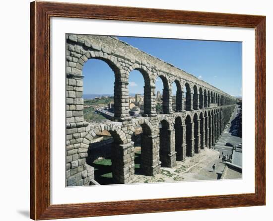 Roman Aqueduct, Segovia, Unesco World Heritage Site, Castilla Leon, Spain-Adina Tovy-Framed Photographic Print